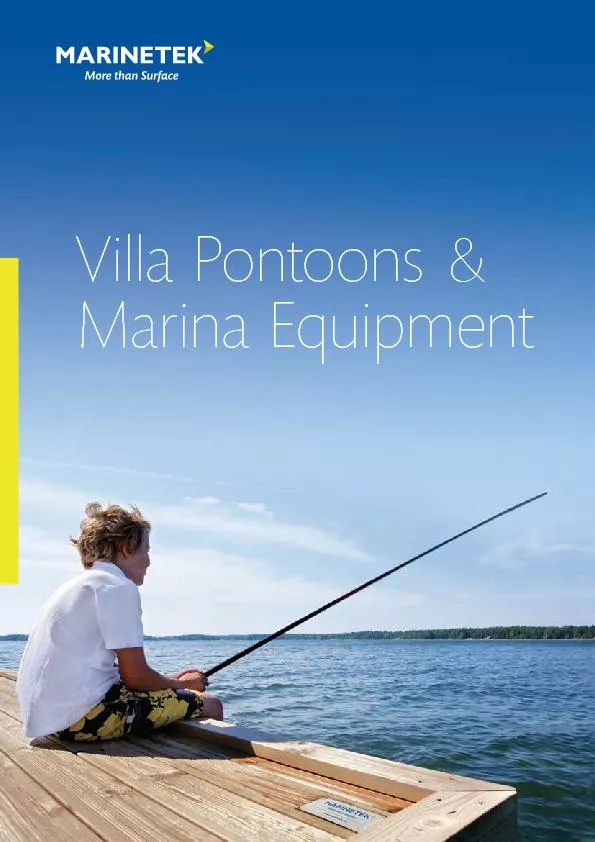 Villa Pontoons Marina Equipment