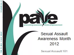 Sexual Assault Awareness Month 2012