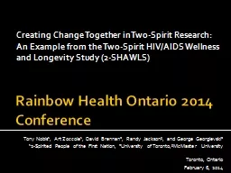 Rainbow Health Ontario 2014 Conference