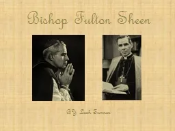 Bishop Fulton Sheen