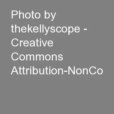 Photo by thekellyscope - Creative Commons Attribution-NonCo