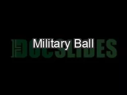 Military Ball
