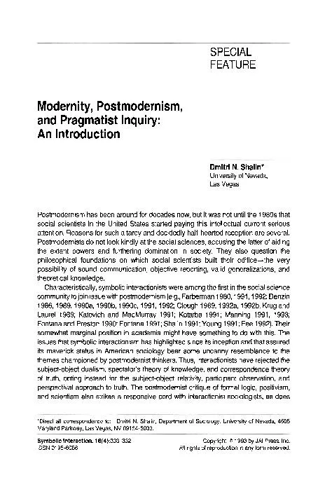 Postmodernism has been around now, but it was not until the United Sta