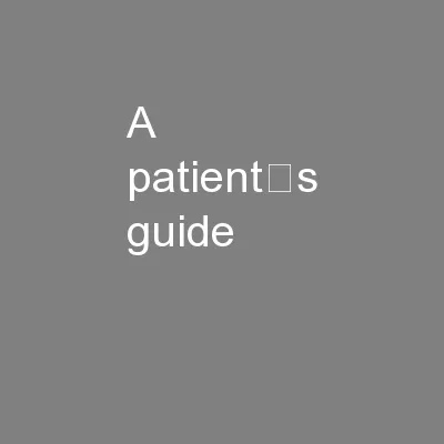 A patient’s guide