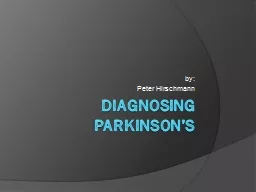 Diagnosing Parkinson’s