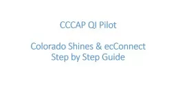 CCCAP QI Pilot