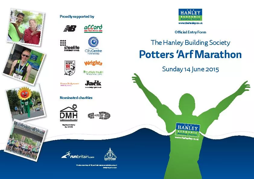 The Hanley Building SocietyPotters ‘Arf MarathonSunday 14 June 20