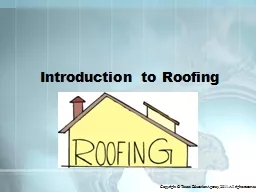 Introduction to Roofing