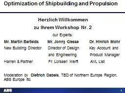 Optimization of Shipbuilding and Propulsion