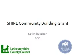 SHIRE Community Building Grant