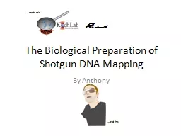 The Biological Preparation of Shotgun DNA Mapping