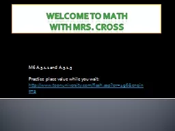 Welcome to Math