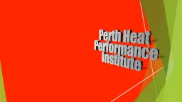 Perth Heat Performance Institute