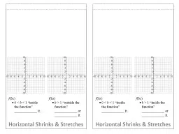 Horizontal Shrinks & Stretches