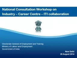 National Consultation Workshop on