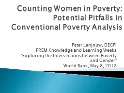 Counting Women in Poverty: Potential Pitfalls in Convention