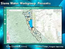 Sierra Water Workgroup Presents: