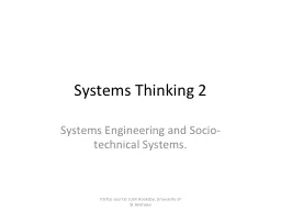 Systems Thinking 2