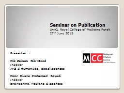 Seminar on Publication