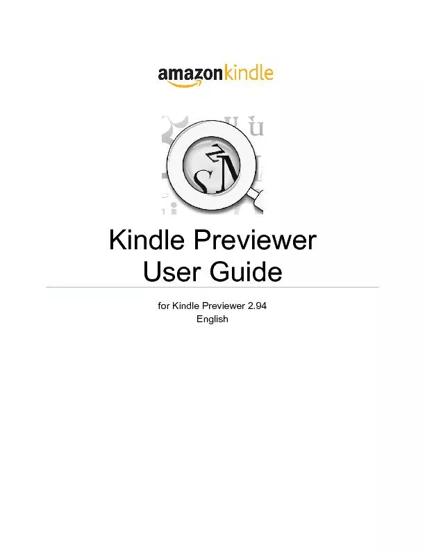 Kindle Previewer 2.9