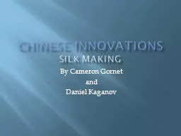 Chinese Innovations