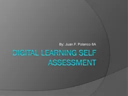 Digital Learning Self Assessment