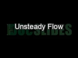 Unsteady Flow