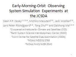 Early-Morning-Orbit Observing System Simulation Experiments