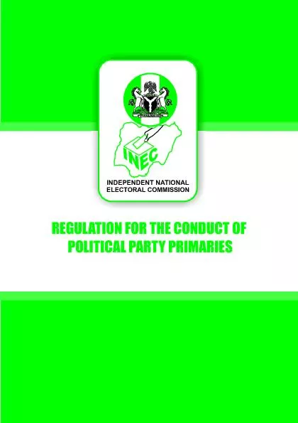 REGULATION FOR THE CONDUCT OF  POLITICAL PARTY PRIMARIES