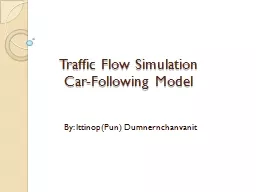 Traffic Flow Simulation