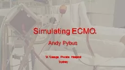 Simulating ECMO.