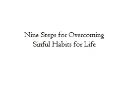 Nine Steps for Overcoming