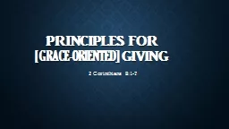 Principles for