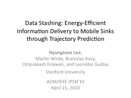 Data Stashing: Energy-Efficient Information Delivery to Mob