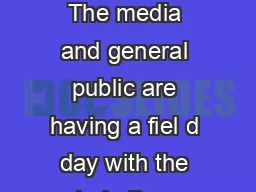 Its Bump Proof  Really The media and general public are having a fiel d day with the whole