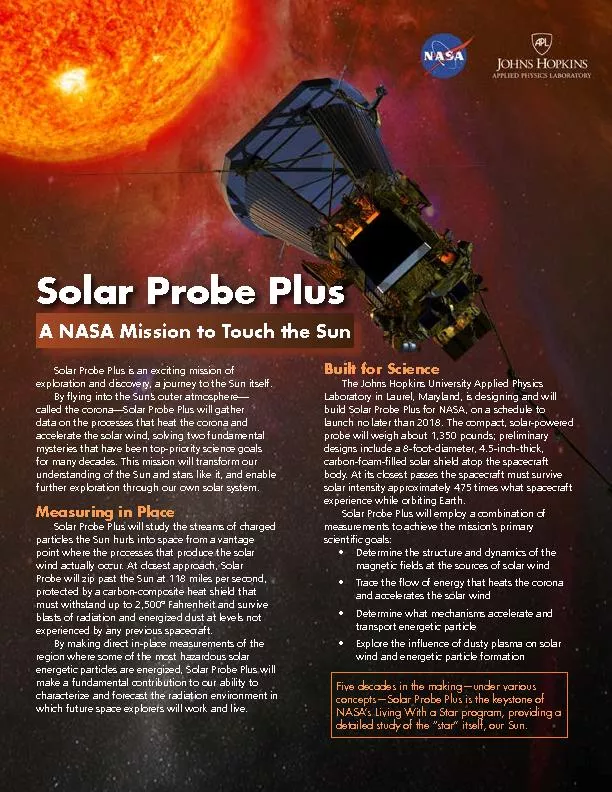 Solar Probe Plus