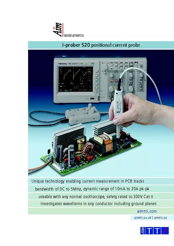 - a breakthrough in current measurement technology !