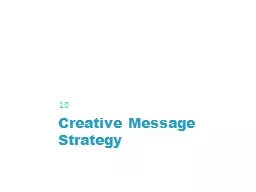 Creative Message Strategy