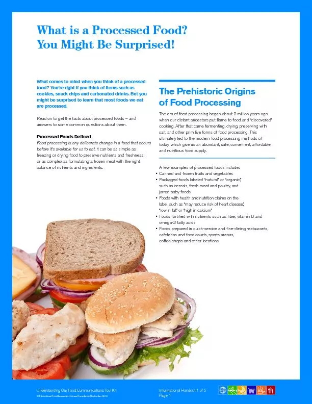 Understanding Our Food Communications Tool Kit