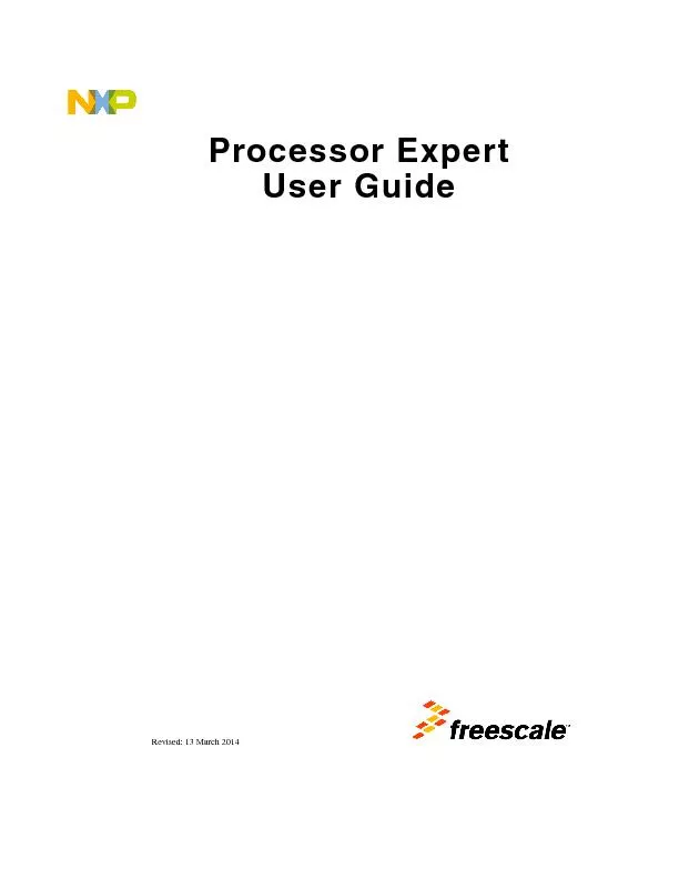 Processor Expert     Revised: 13 March 2014