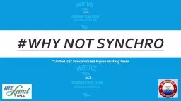 #Why NOT SYNCHRO