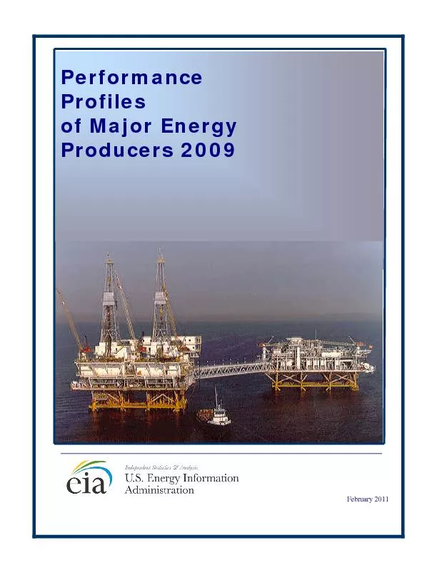 Performance  Profiles  Producers 2009