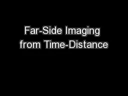 Far-Side Imaging from Time-Distance