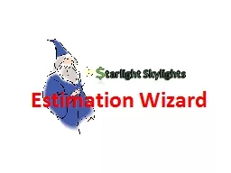Estimation Wizard