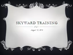 Skyward Training
