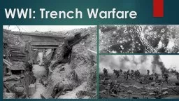 WWI: Trench Warfare