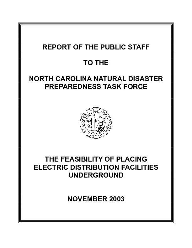 REPORT OF THE PUBLIC STAFF