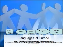 Languages of Europe