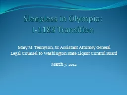 Sleepless in Olympia: