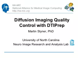 Diffusion Imaging Quality Control with